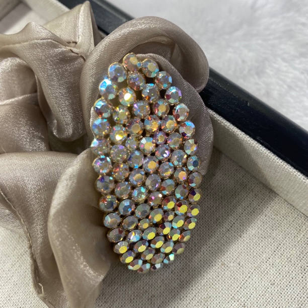 韩国 东大门 高级缎面施华洛气质百搭发绳发圈