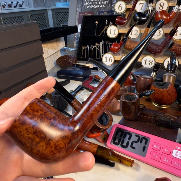 老烟斗法国dr波士顿石楠木烟斗