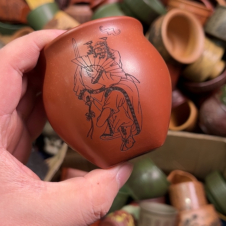 紫砂茶杯全手工紫砂主人杯