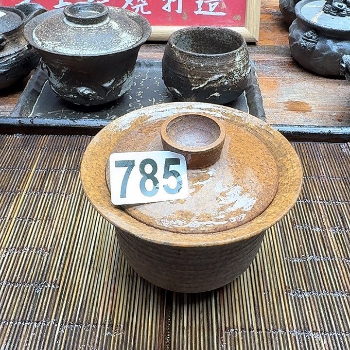 纯手工制作粗陶茶具