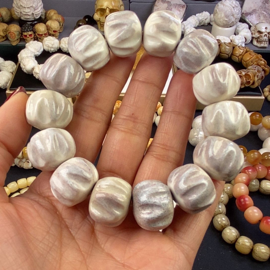 鹿骨把件王*好看好玩