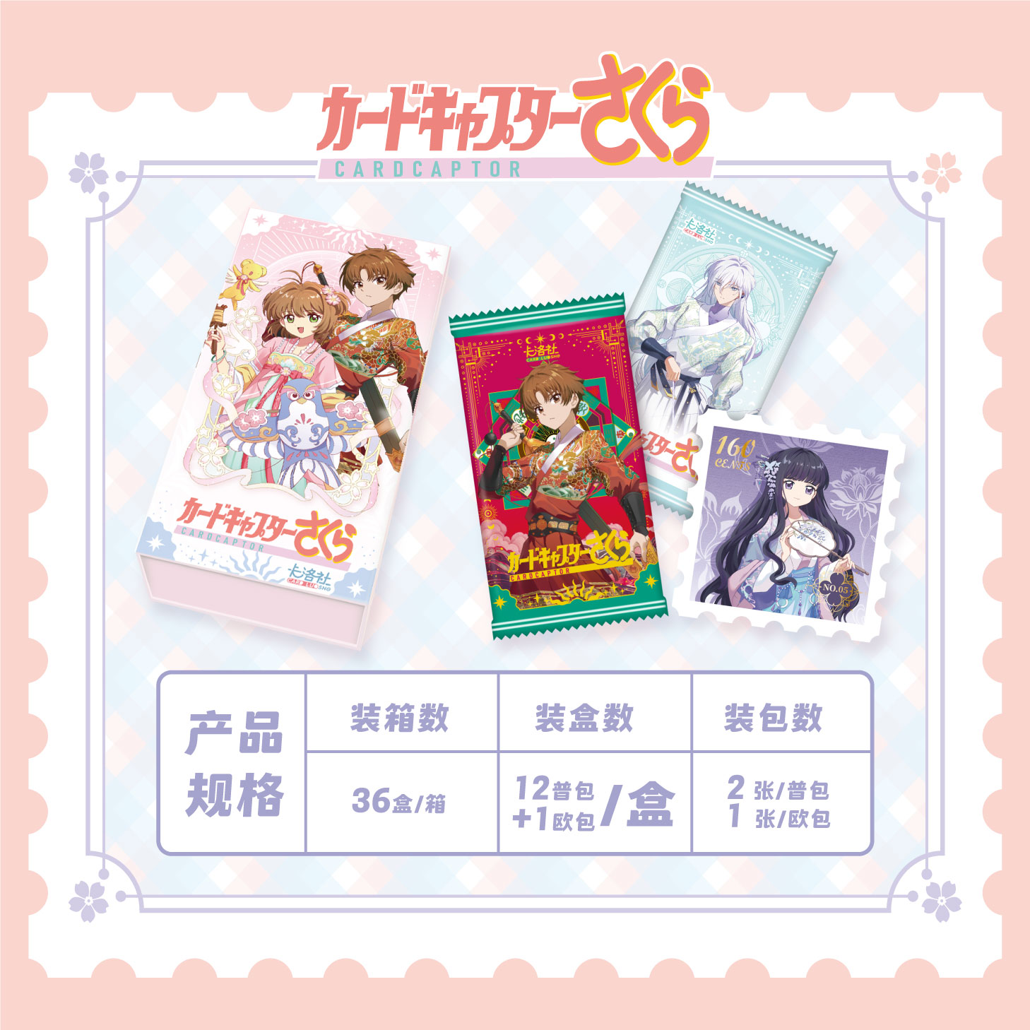 【小祈车车】卡洛社 少女樱第一弹 国卡二创收藏卡牌盲盒(默认代拆）