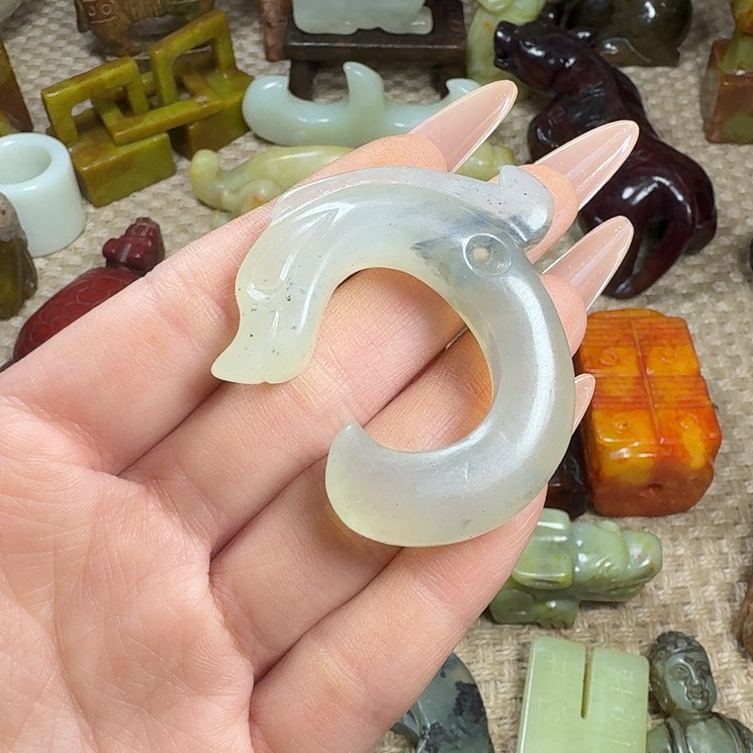 白玉菩提吊坠挂件