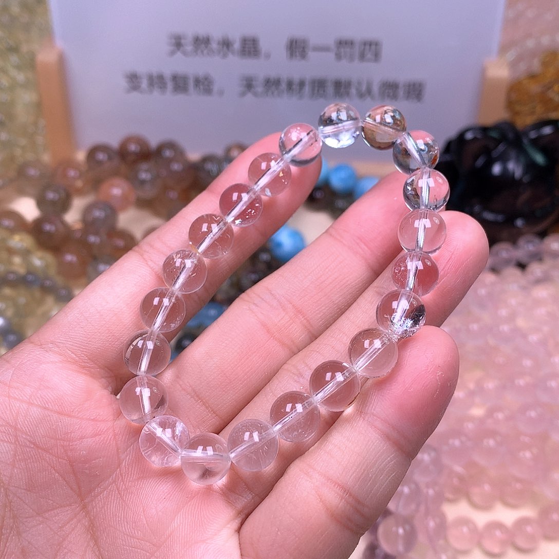 水晶手链未镶嵌天然