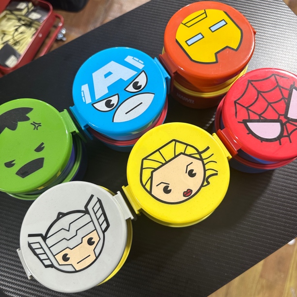 9*10cm双层卡通小饭盒