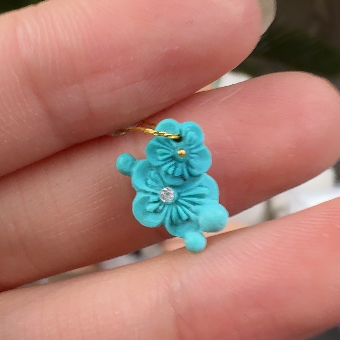 绿松石珠宝奇石未镶嵌