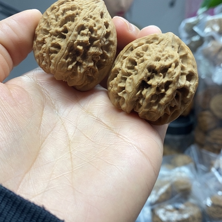 文玩核桃把件39野牛小众