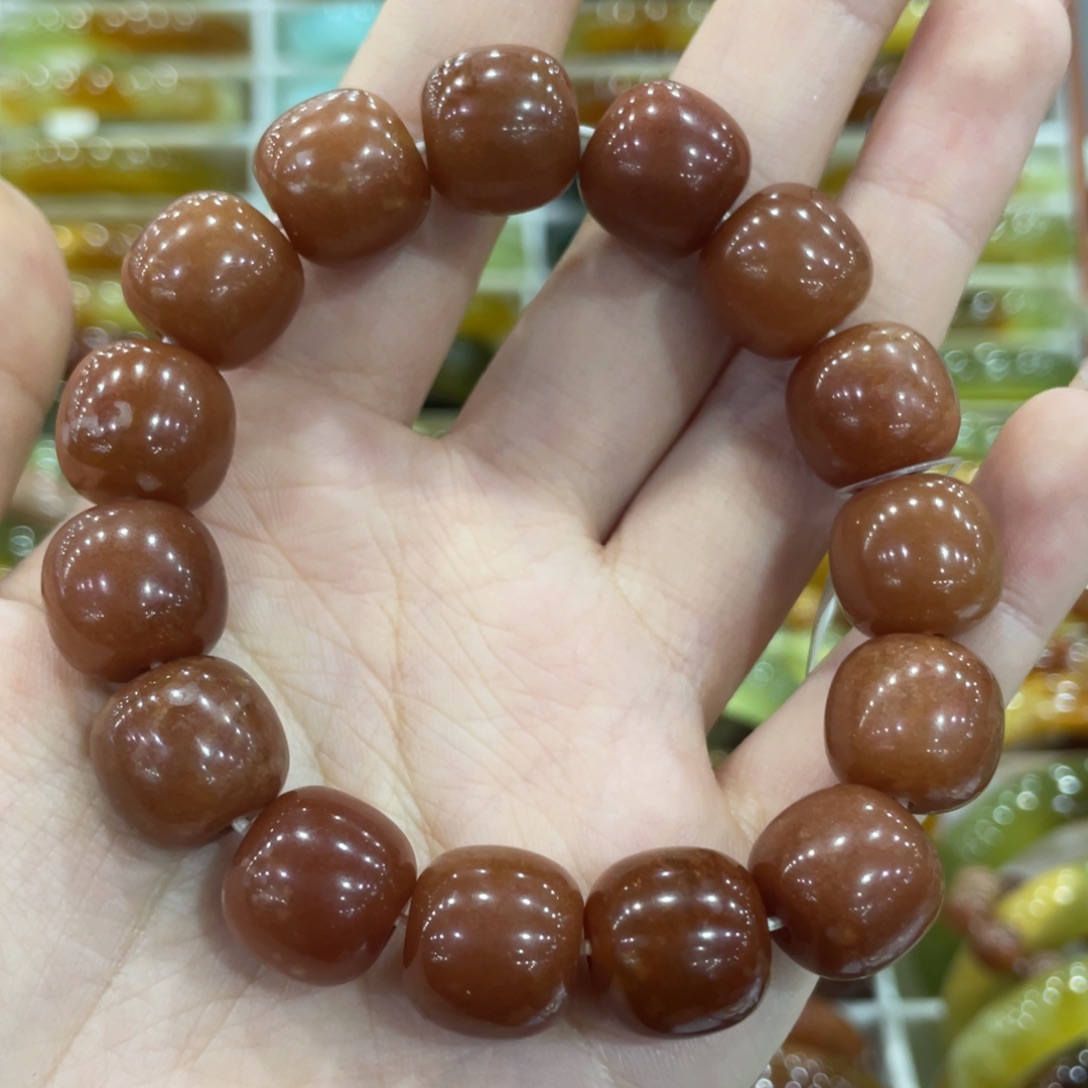 蛇纹石玉未镶嵌手链