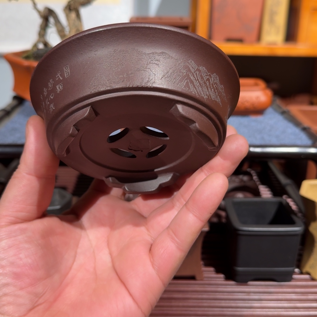 花盆紫砂原矿紫泥