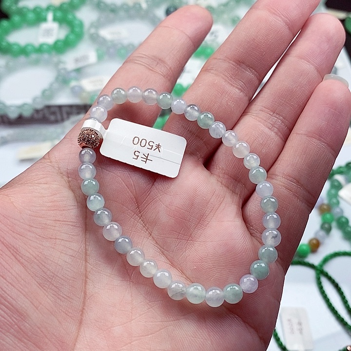 翡翠手链未镶嵌卡5