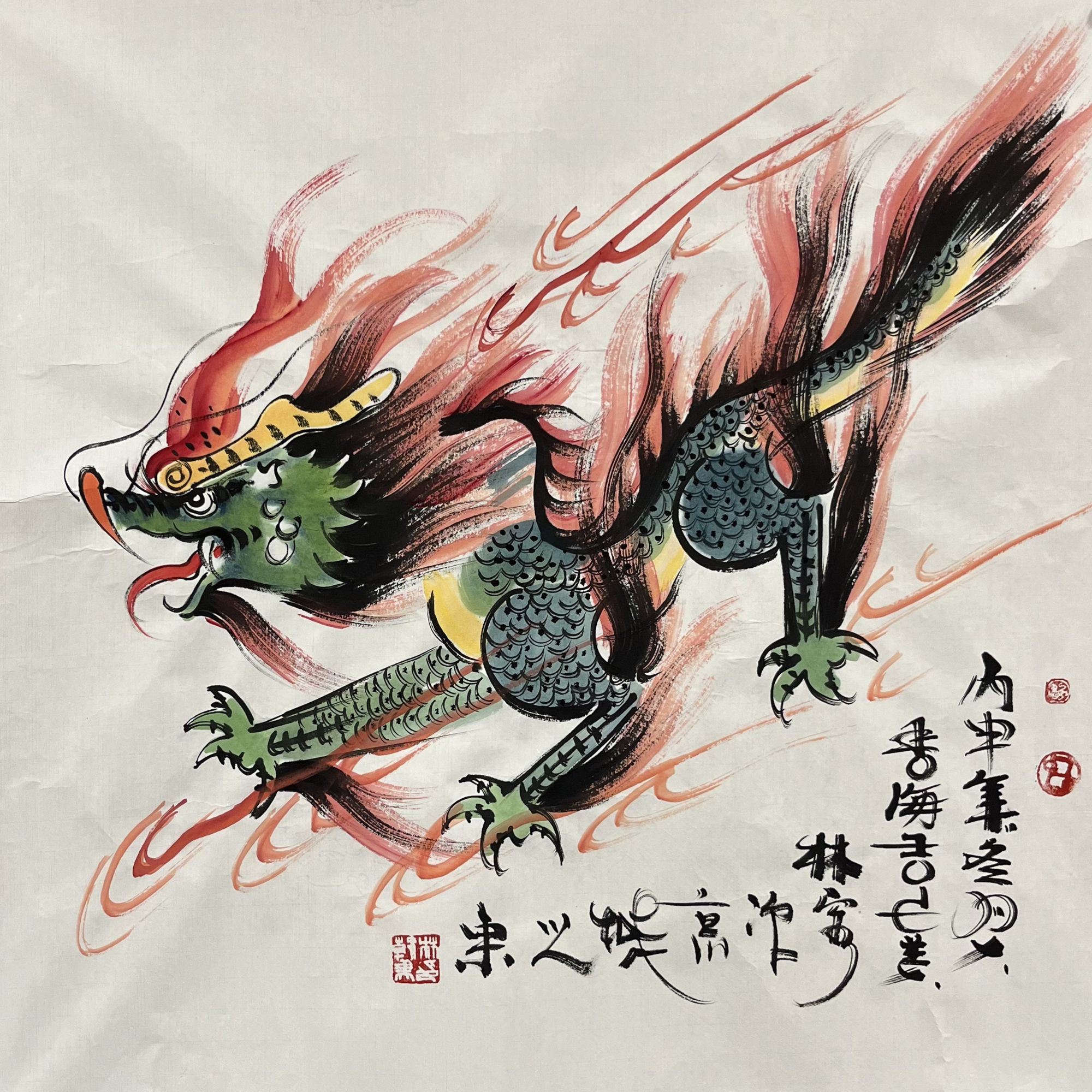 【生肖画作】  46×69   CP-40220   画心