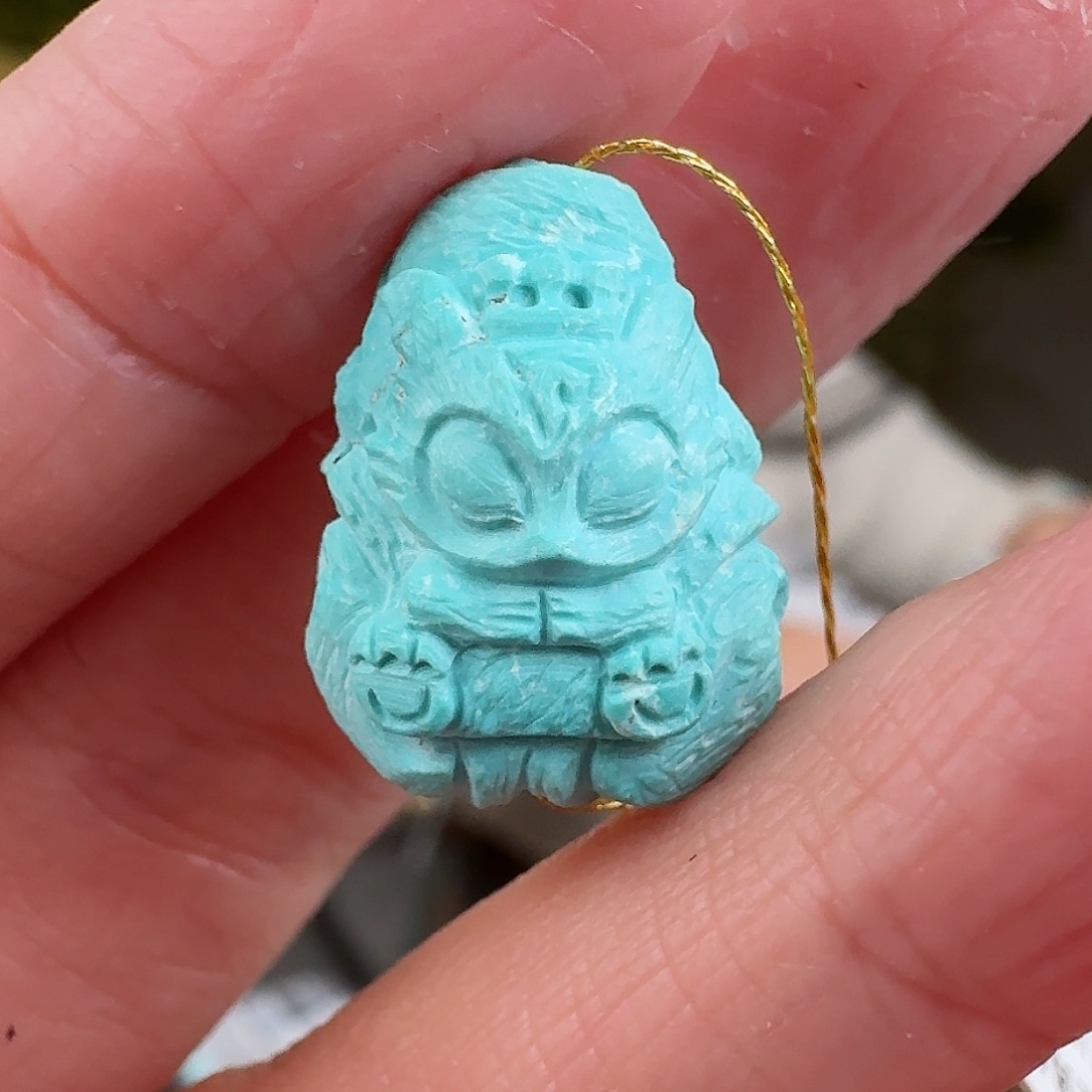 绿松石珠宝奇石未镶嵌