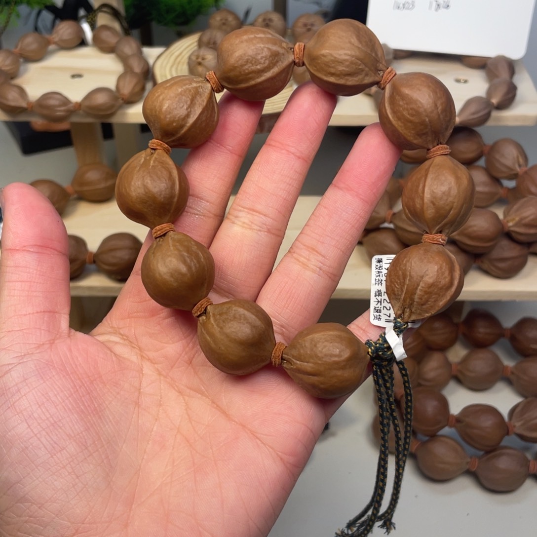 雷***子橄榄核手串/手链21.5*25梅林铁核