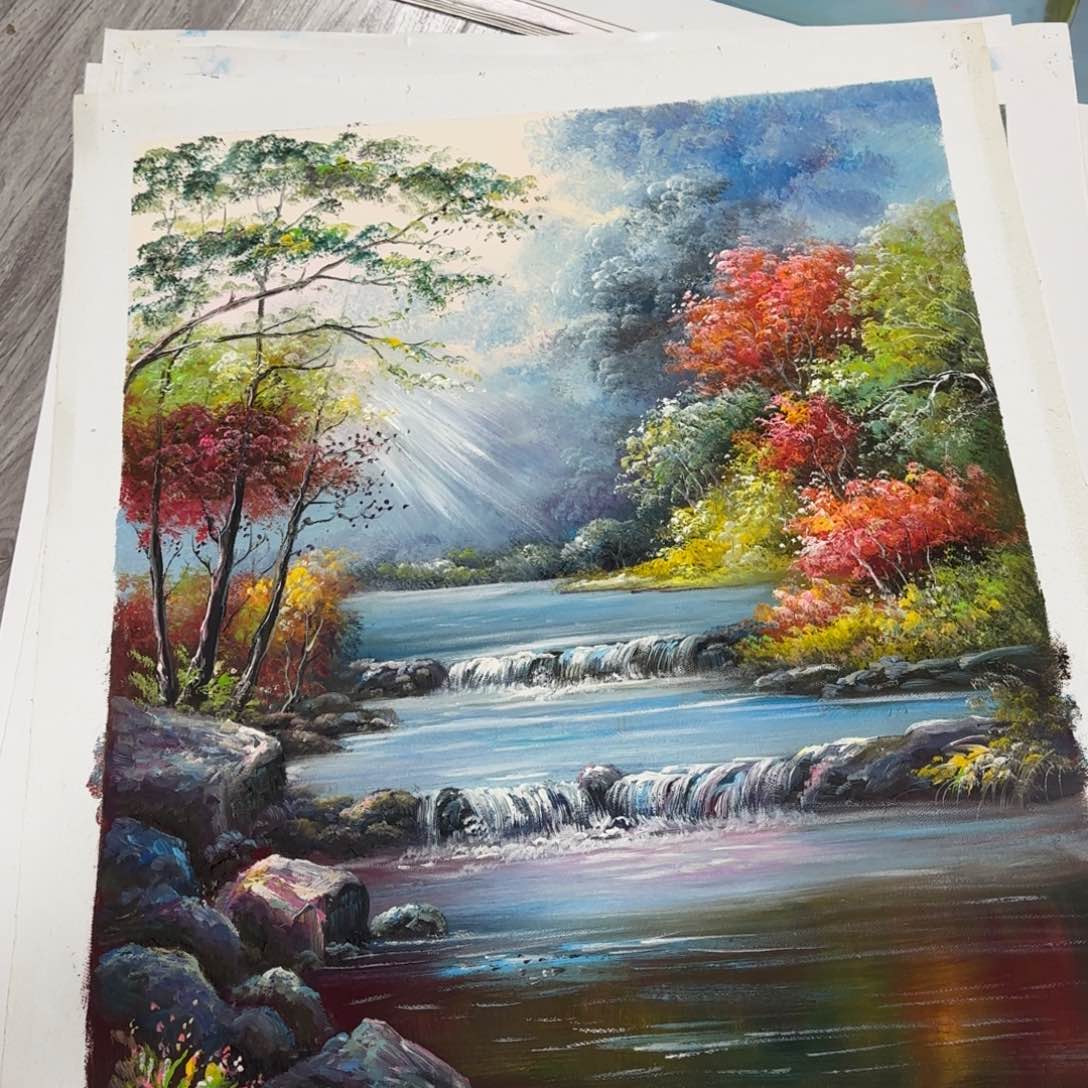 油画优惠活动的时候我就