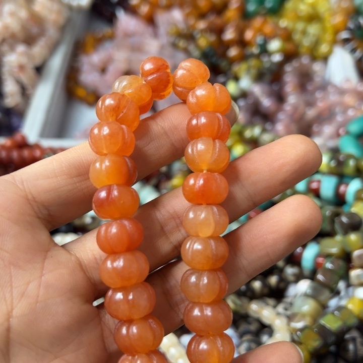 枫***度玛瑙/玉髓颈饰未镶嵌