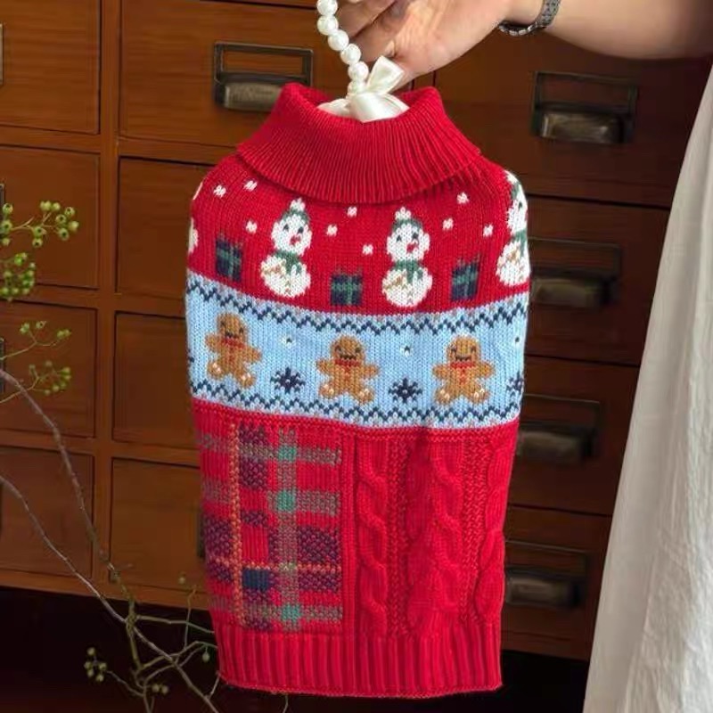 秋冬加厚连帽针织毛衣宠物服装中小型犬狗狗猫咪可爱萌系保暖合集