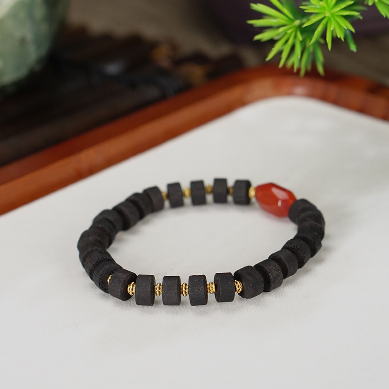 【今朝】降真香南红原创设计轻奢简约百搭手串多样性发一