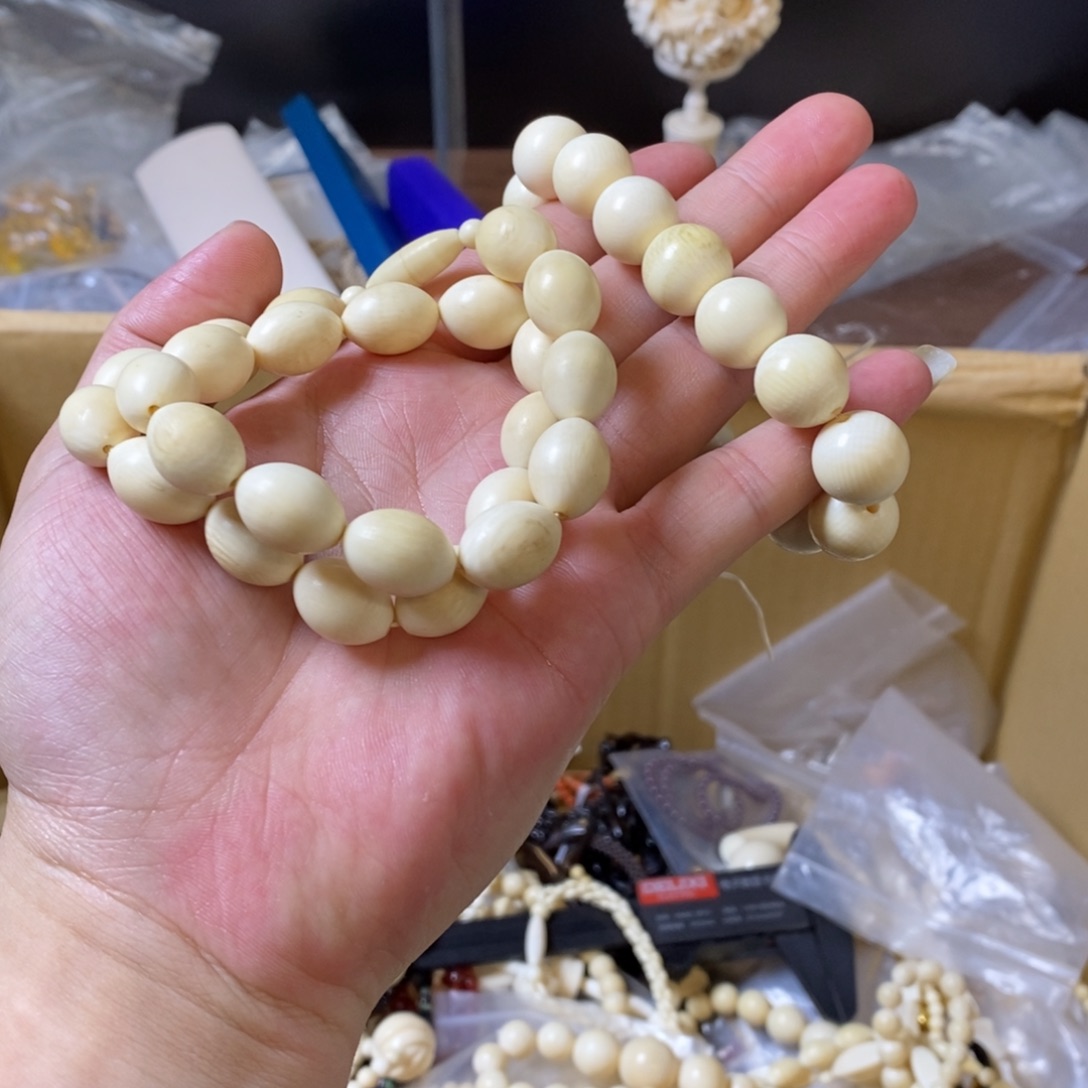 稻***人花岗石纯铜锡合金纯铜项链手串专拍