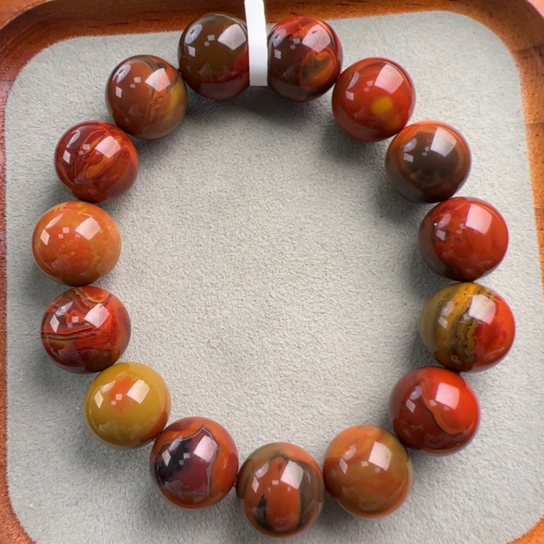 晨***莉南红玛瑙未镶嵌（大山包包浆14+）