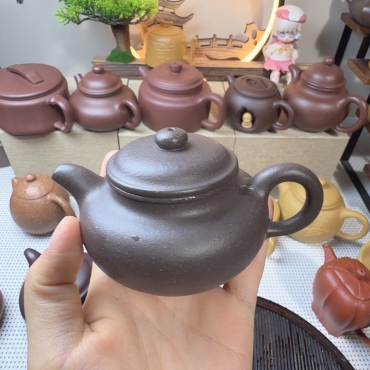 微瑕天青150cc精工紫砂