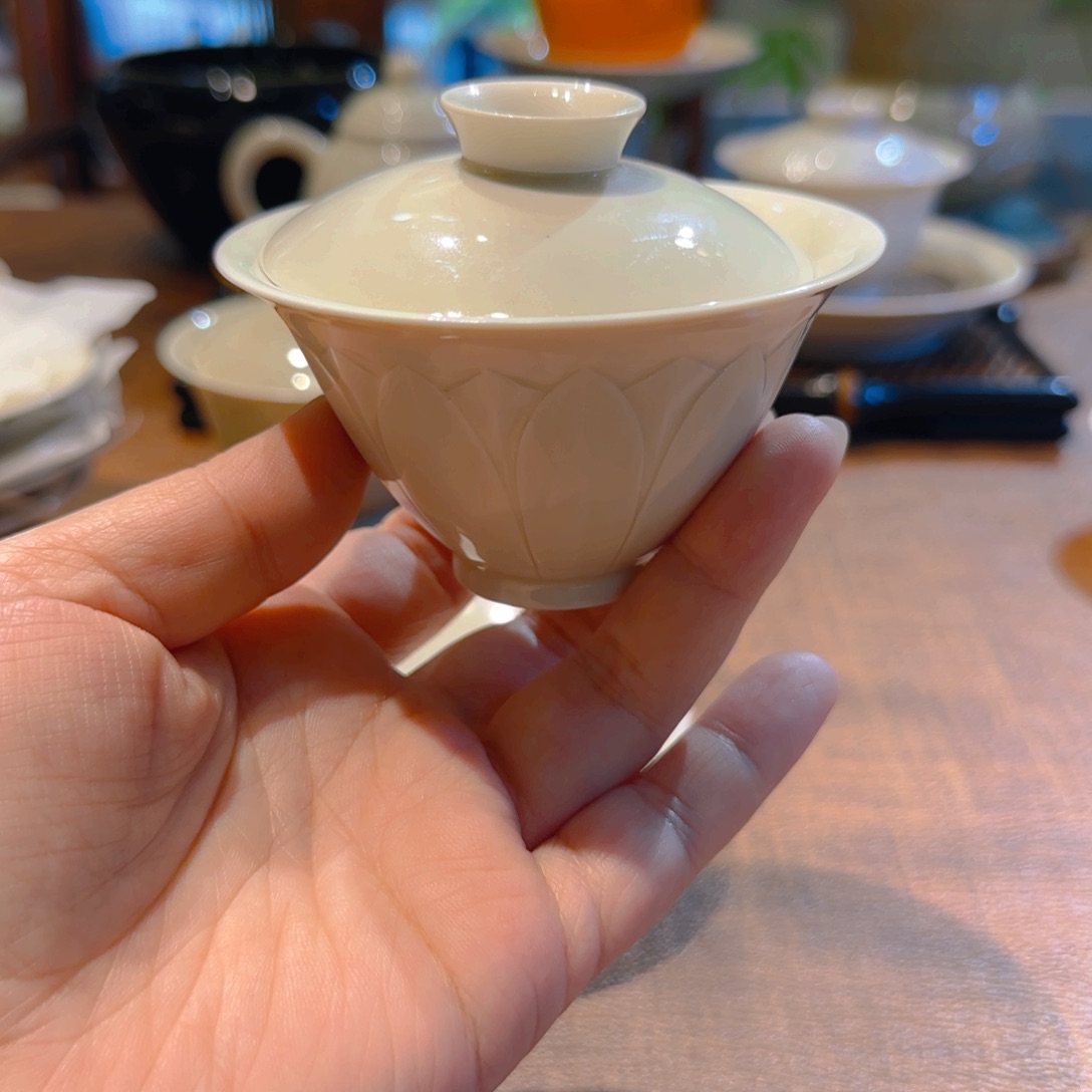 巍***仑二等品斗笠盖碗 90ml  666666666