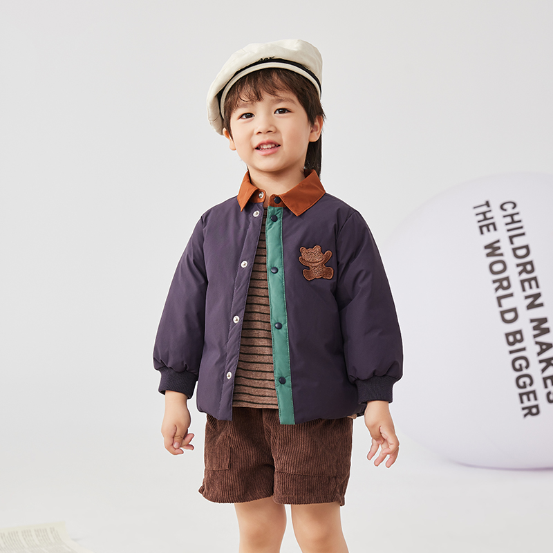 毛巾小熊羽绒内胆44182233儿童女童休闲保暖防水防风