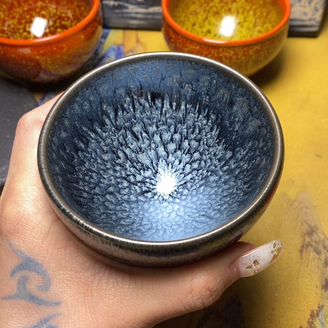 茶盏茶盏建盏喝茶主人杯