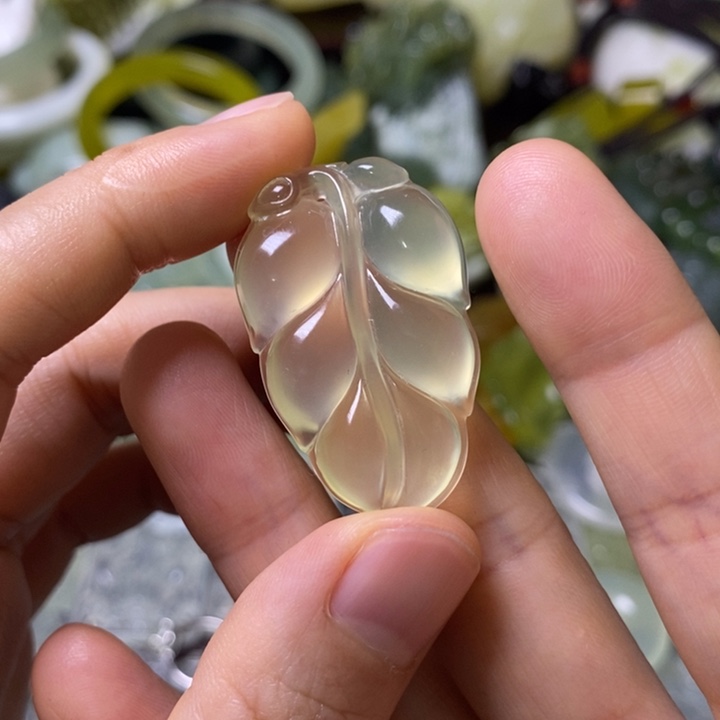 岫玉岫玉挂件未镶嵌