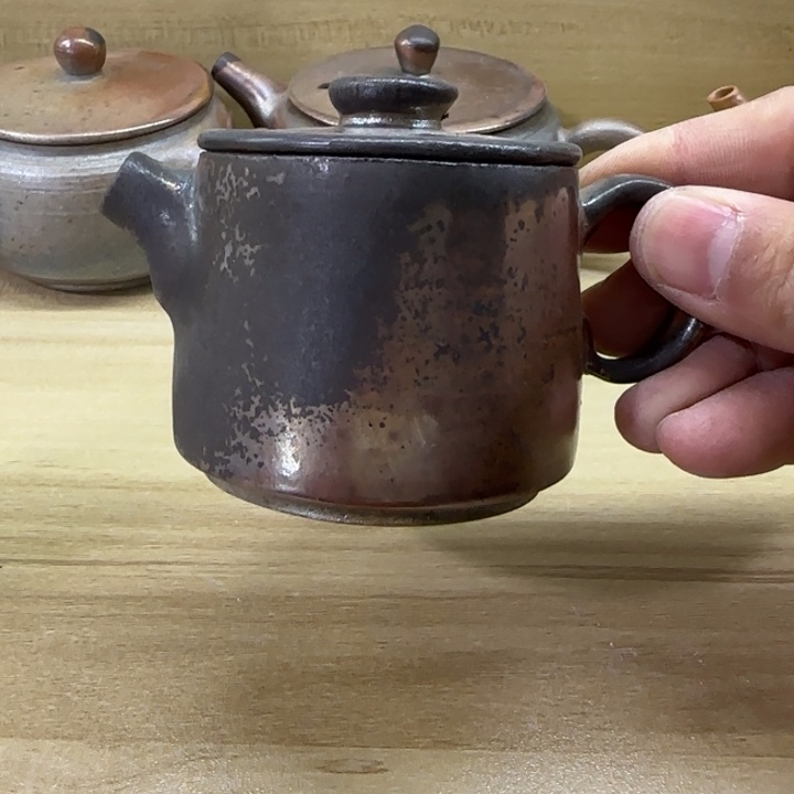 紫砂茶壶步**莲柴烧新品福利多多