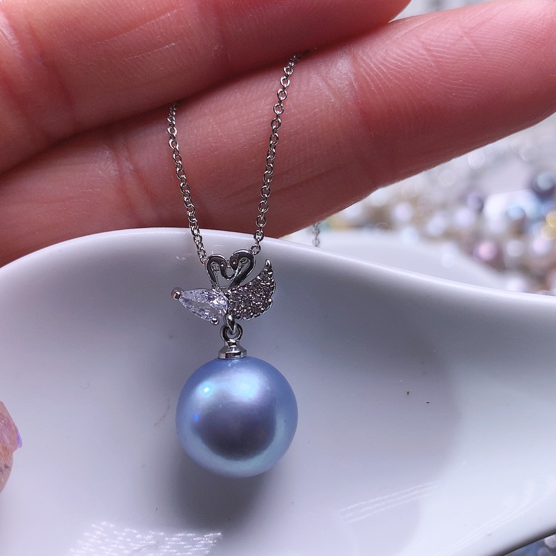 淡水珍珠颈饰合金