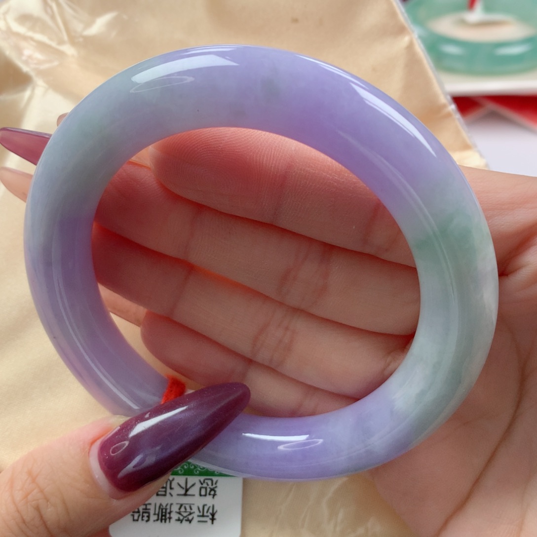 未镶嵌手镯翡翠缅甸天然翡翠A货57.7