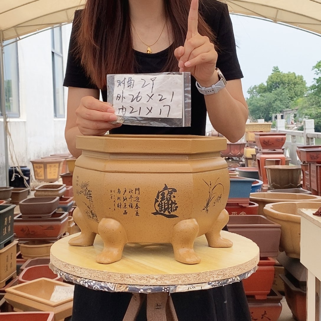 紫砂花盆紫砂花盆