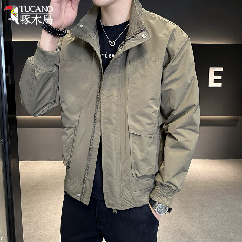 TUCANO/啄木鳥立领帅气青年工装夹克男外套百搭时尚潮流上衣1116