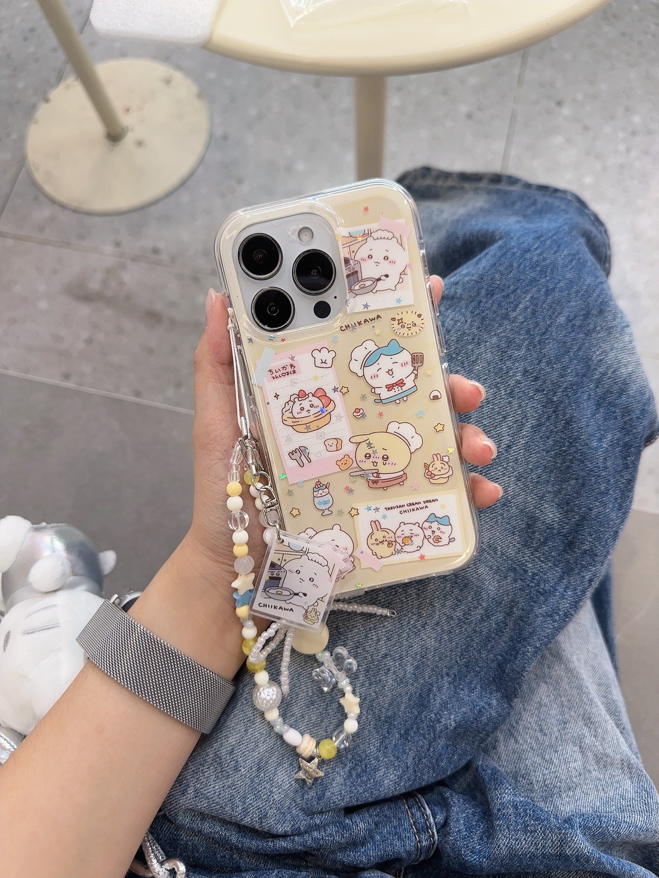 卡通厨师吉伊卡哇适用iPhone16promax手机壳苹果15新款自带ai按键