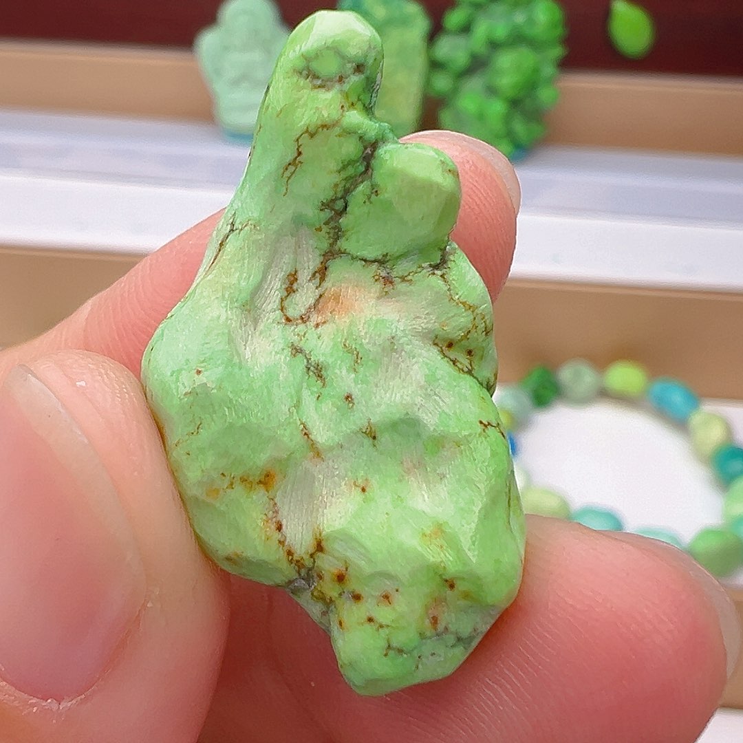 未镶嵌绿松石项链