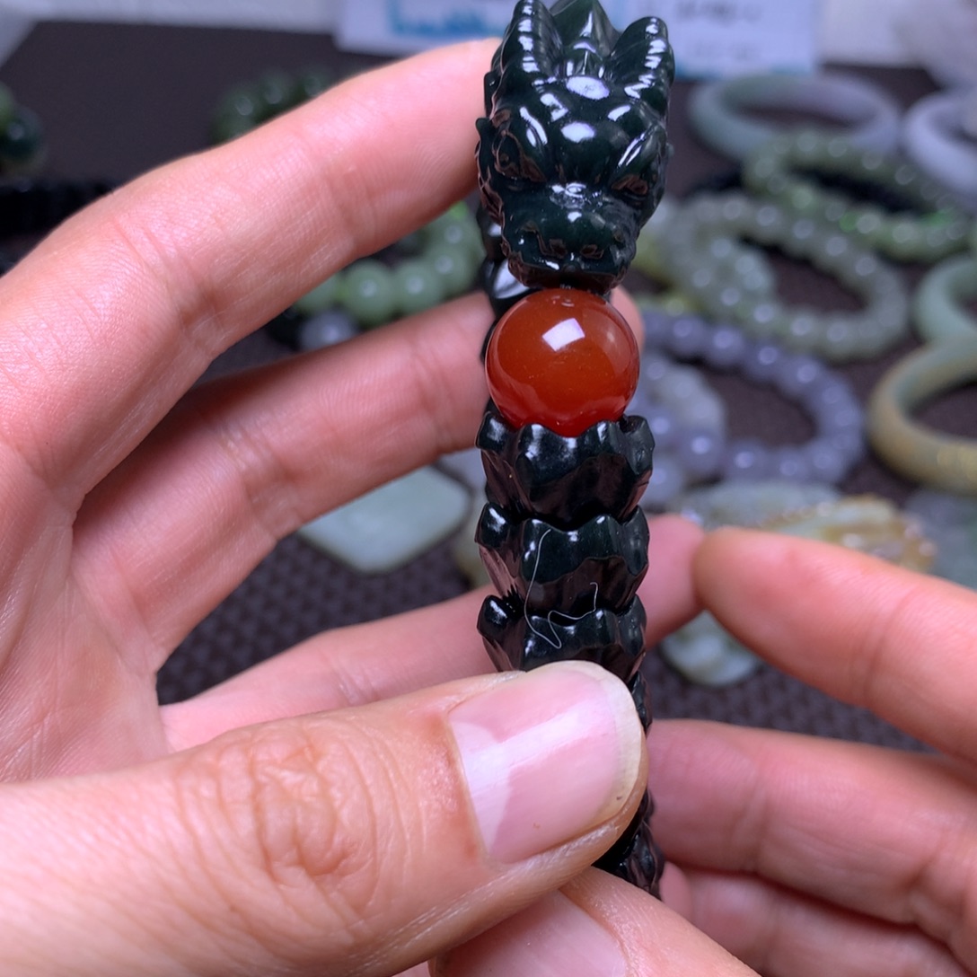 和田玉未镶嵌手串