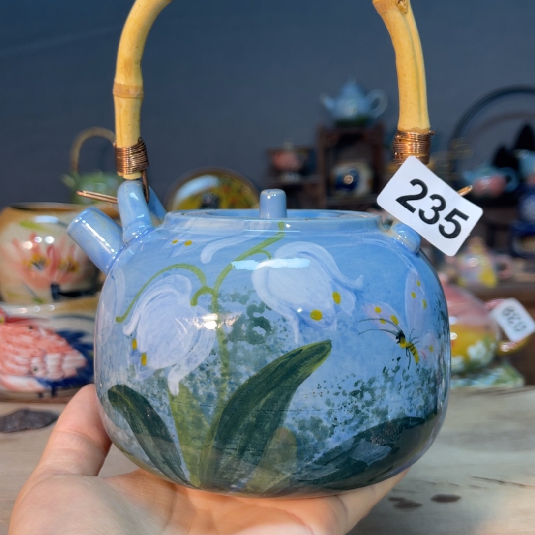 杯素浅陶瓷手工手绘