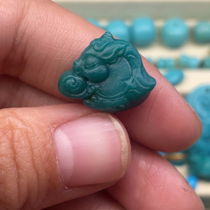 绿松石侧挂未镶嵌