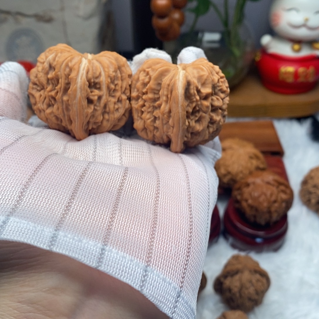 文玩核桃吊坠40尺寸拱桥楼