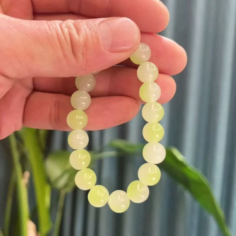 非金属玻璃手链 1004精选黄色时尚手串无礼盒