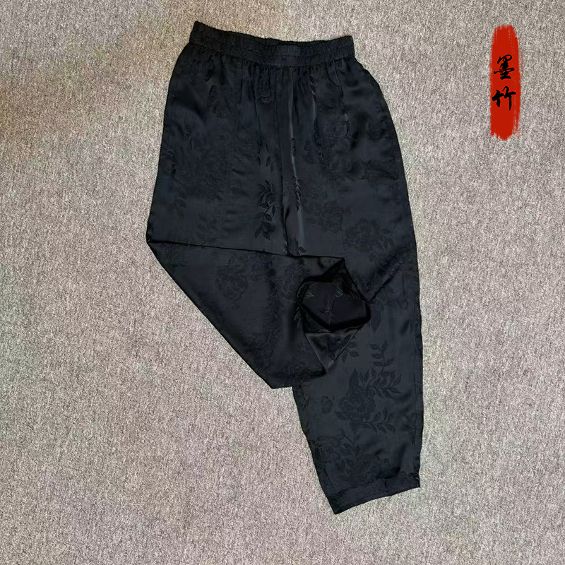 【黛龄】新中式中国风重工提花上新国潮时尚返潮复古女装休闲裤