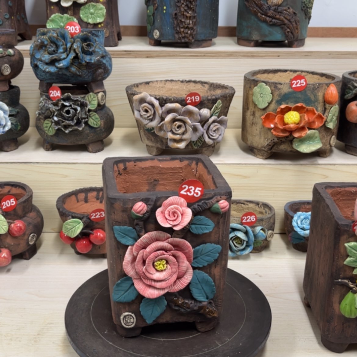 【闪购商品】紫砂花盆235号内口12外高19