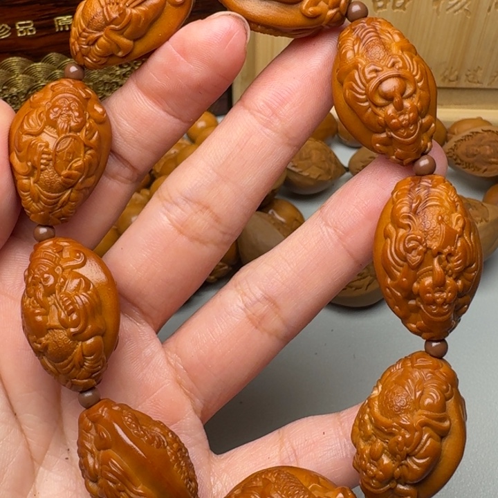 手串/手链橄榄核九龙财神