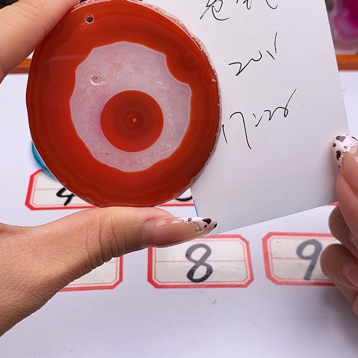 老***钱玛瑙/玉髓合金颈饰