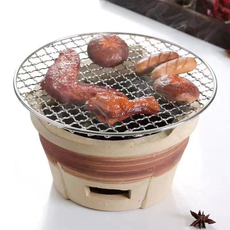 家庭围炉煮茶炉烤肉炉户外碳炉老式陶土碳炉户外烧烤炉煮茶炉配件