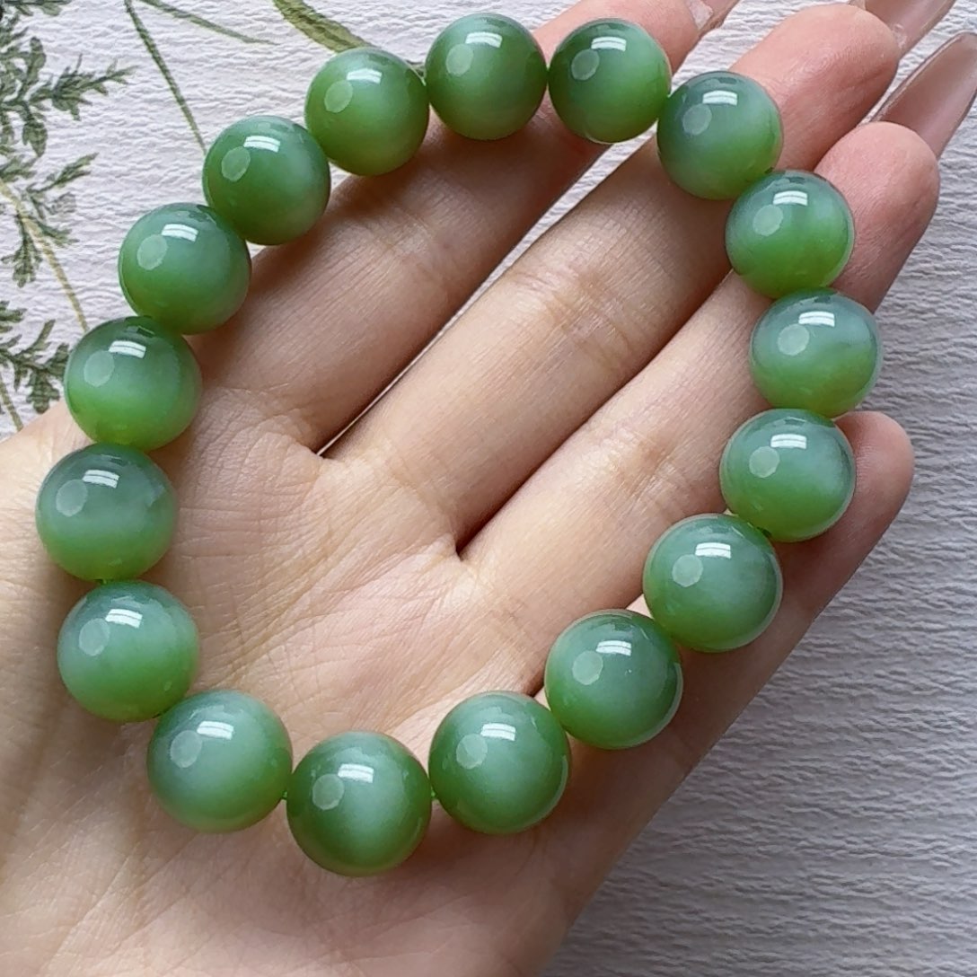 和田玉未镶嵌手链