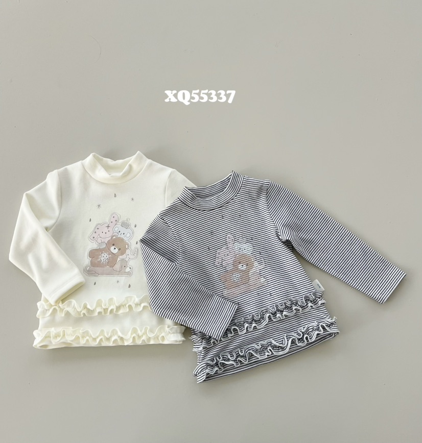 橙小七·25冬～加绒花边印花打底衫55337（汉服）