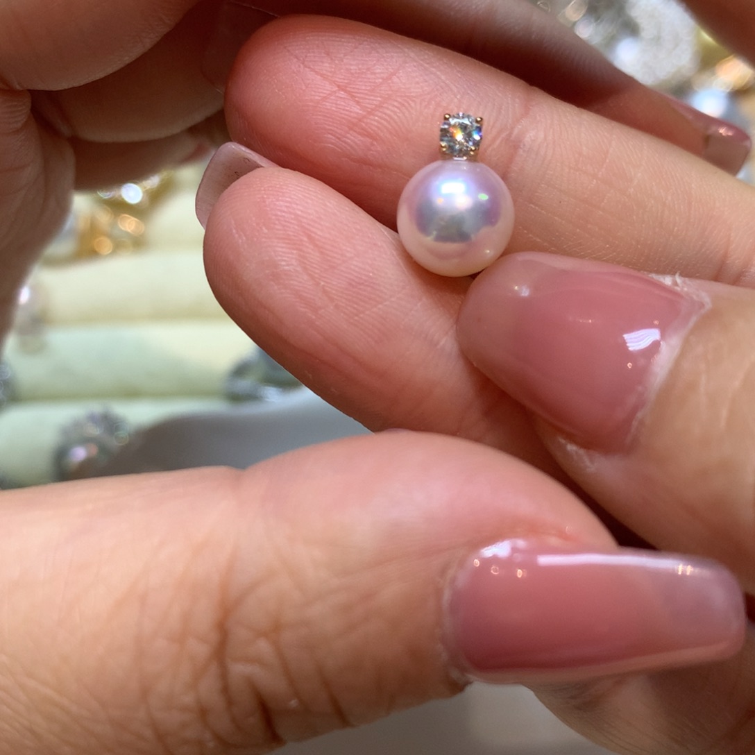 海水珍珠颈饰14K金镶嵌