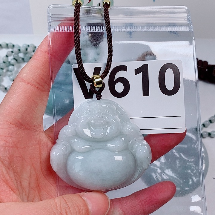 翡翠未镶嵌颈饰天然