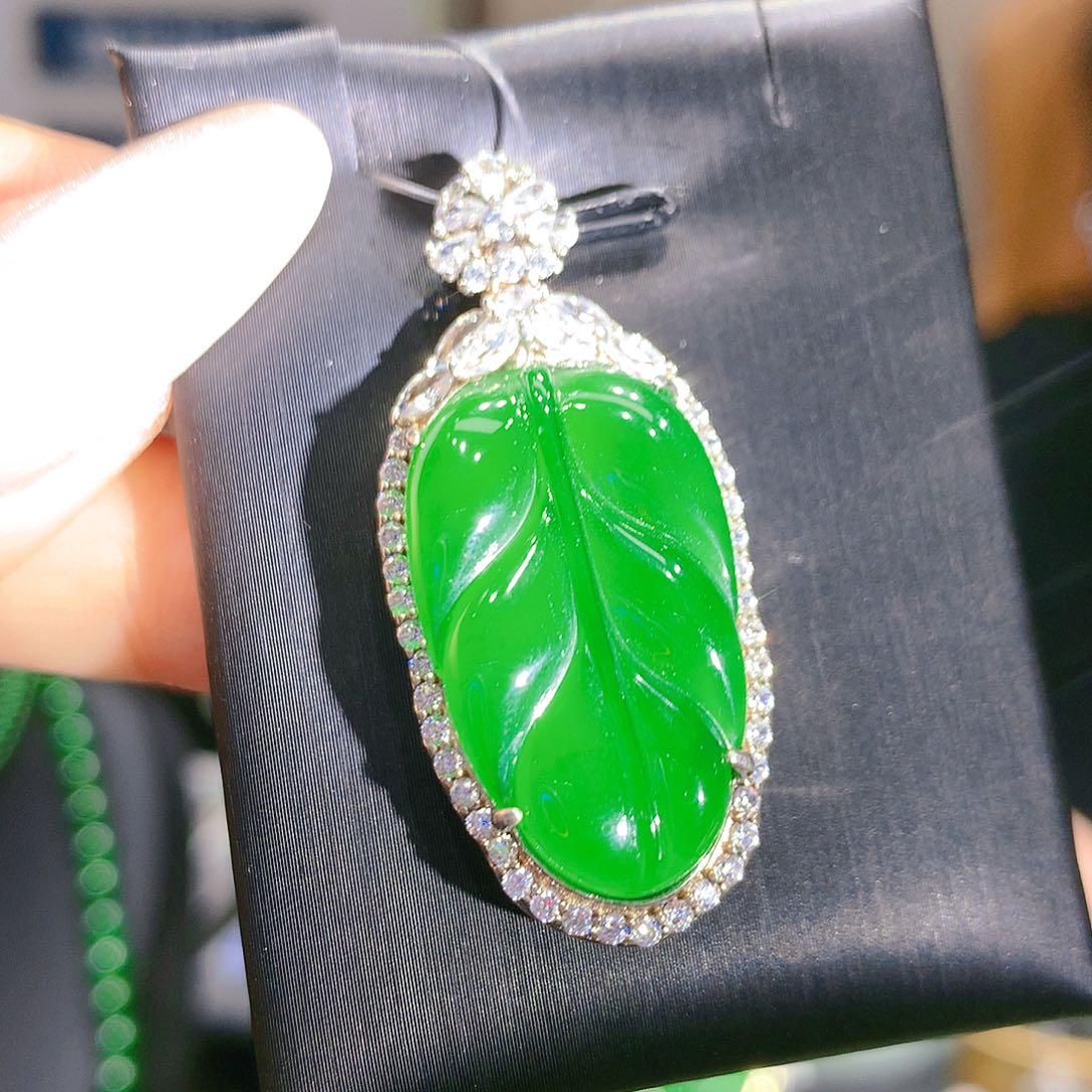 翡翠颈饰银S925镶嵌4甄选qj